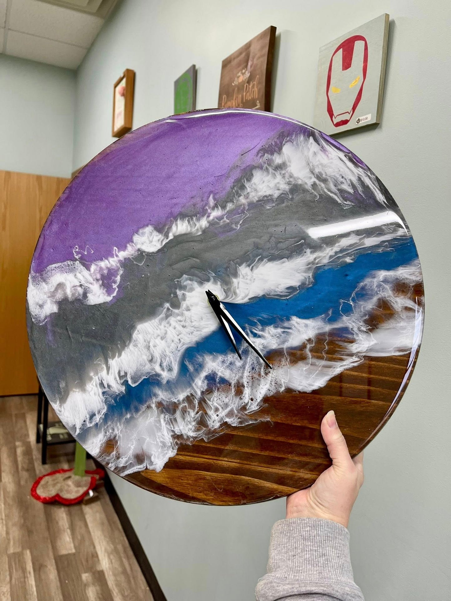 03/11/26 Resin Pour Clock 6PM