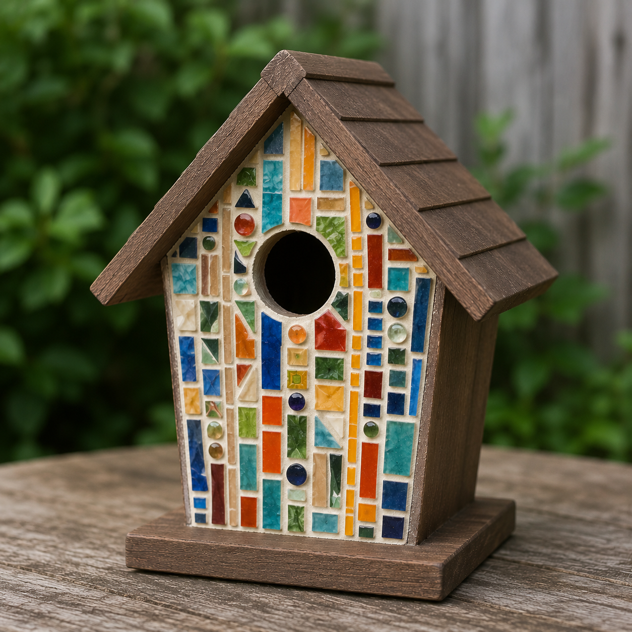 07/29/26 Mosaic Birdhouse 6PM