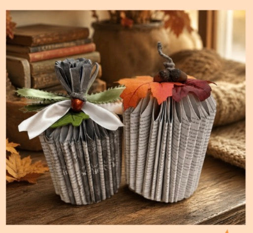 10/22/26 Book Vase or book pumpkin 6PM