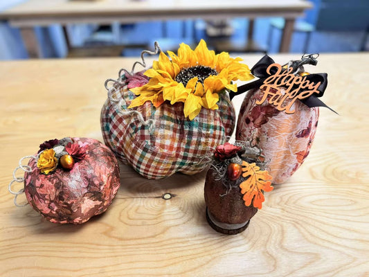 11/10/25 Decoupage Pumpkins 6PM