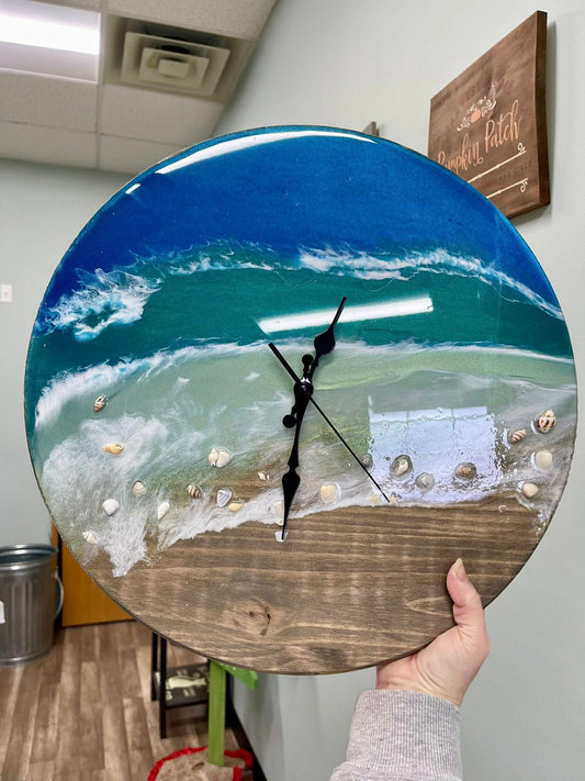 03/11/26 Resin Pour Clock 6PM