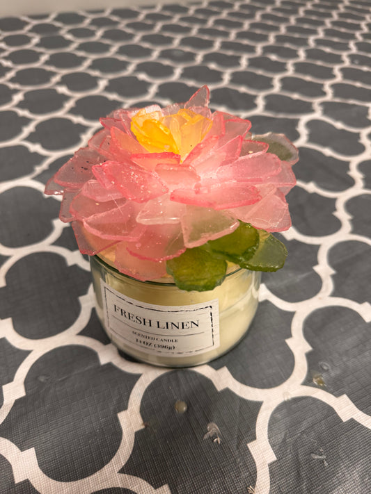 01/23/26 Candle with Sea Glass Topper 6PM