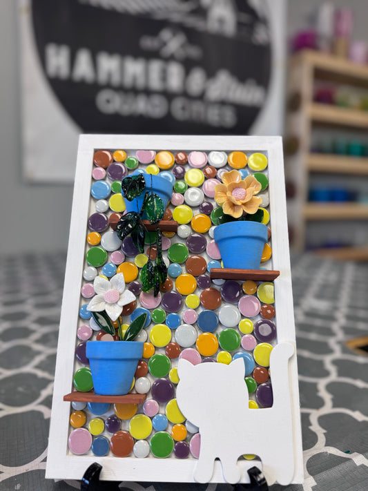 04/06/26 Groutless Mosaic Plant Scape 6PM