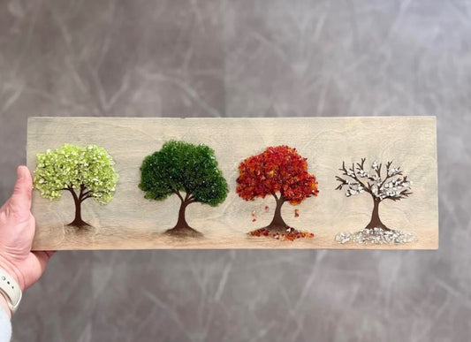 04/17/26 4 Season Tree on Wood 6PM